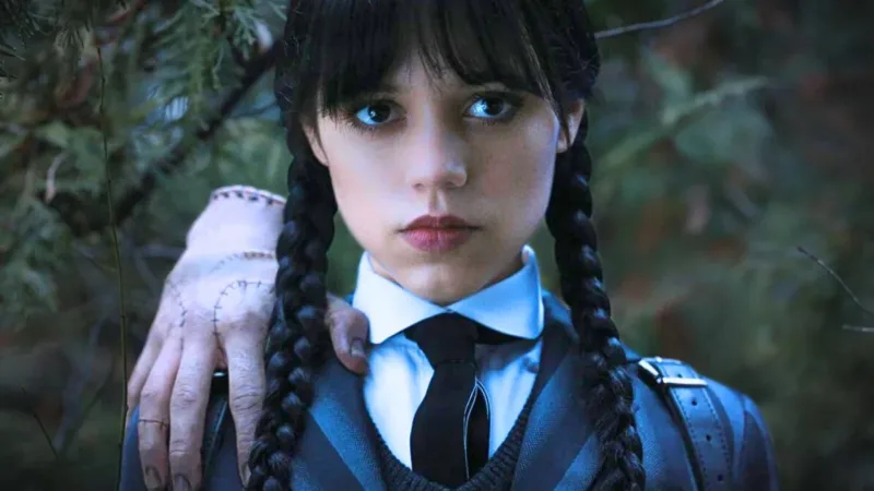 Jenna Ortega dans la série Mercredi Saison 2