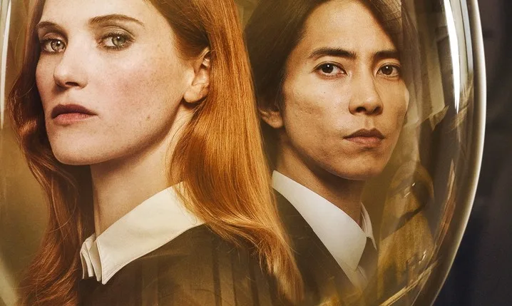 Camille Léger et Issei Tomine sur l’affiche de la saison 2 de Les Gouttes de Dieu