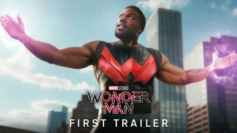 Affiche de Wonder Man sur Disney+ avec Yahya Abdul-Mateen II