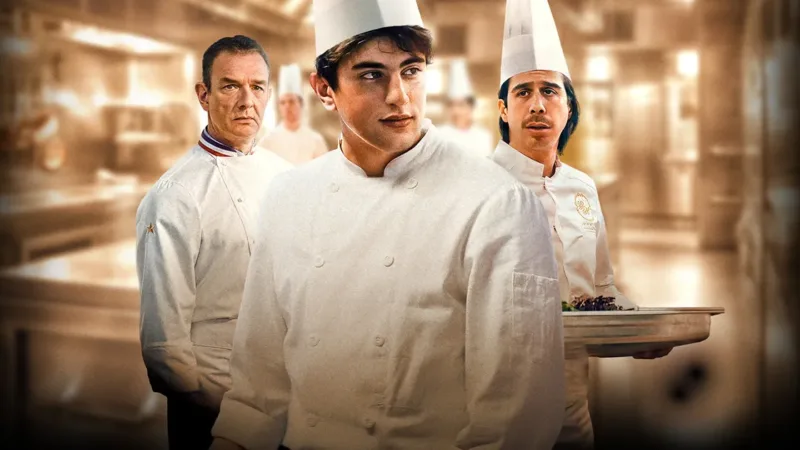 Affiche du film À la belle étoile sur Netflix – Just Riadh au casting, biopic pâtisserie