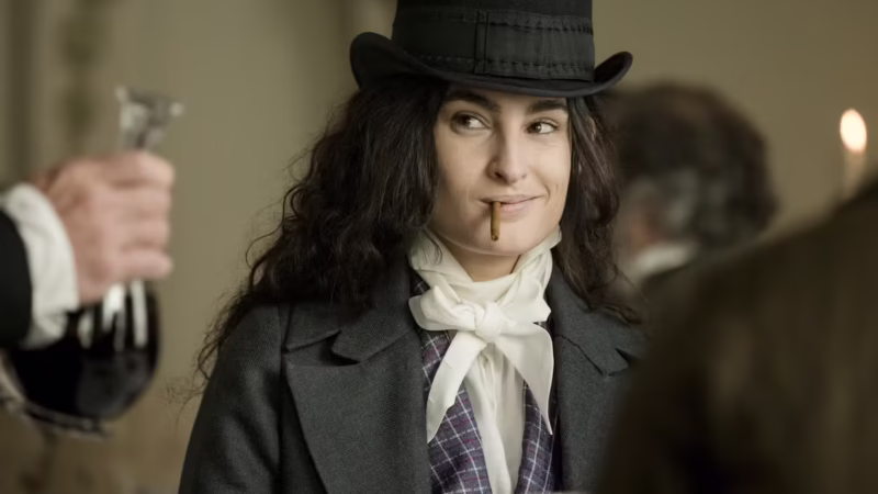 Portrait de George Sand (Nine d’Urso) dans La Rebelle, mini-série France 2