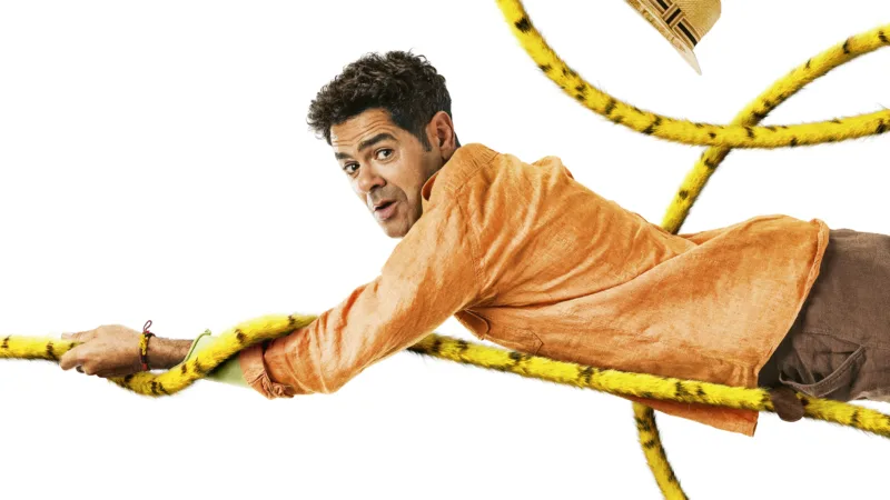 Jamel Debbouze sur une affiche personnage de Marsupilami (2026)