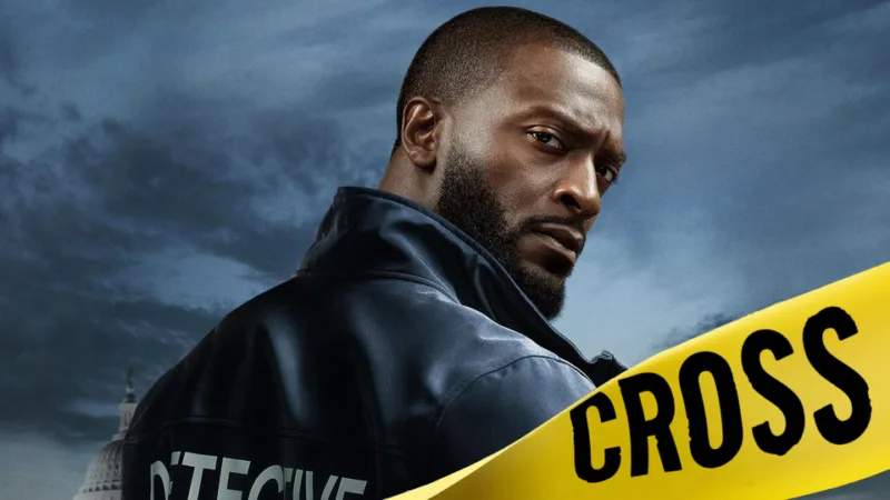 Affiche officielle de Cross sur Prime Video, avec Aldis Hodge en Alex Cross
