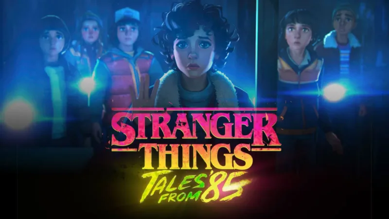 Affiche Stranger Things Chroniques de 1985, série animée Netflix (2026)