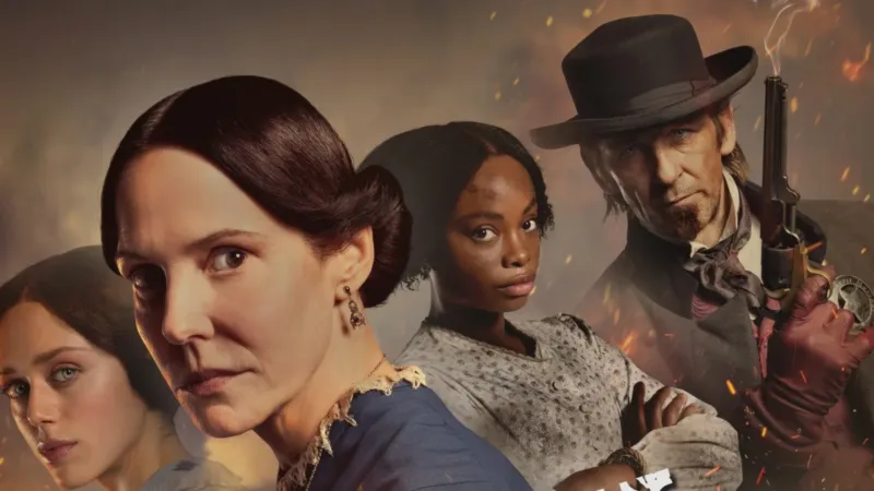 Affiche officielle de The Gray House sur Prime Video, mini-serie historique, casting Mary-Louise Parker Daisy Head Amethyst Davis