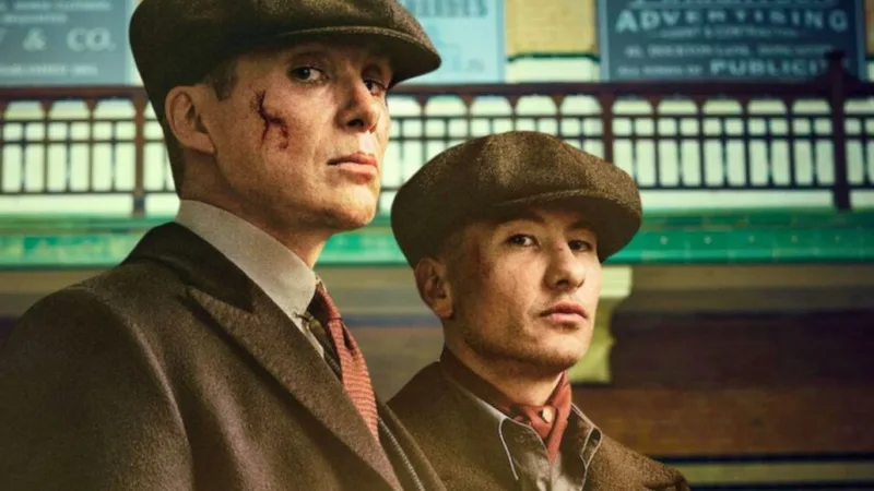 Barry Keoghan et Cillian Murphy dans une scène de Peaky Blinders: The Immortal Man