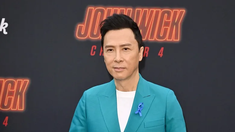 Donnie Yen lors de la promotion de John Wick: Chapter 4