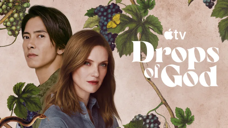 affiche officielle de la saison 2 de Les Gouttes de Dieu - Drops Of God avec Camille et Issei