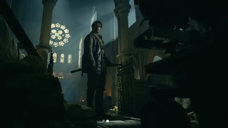 Henry Cavill en Connor MacLeod sur le tournage de Highlander