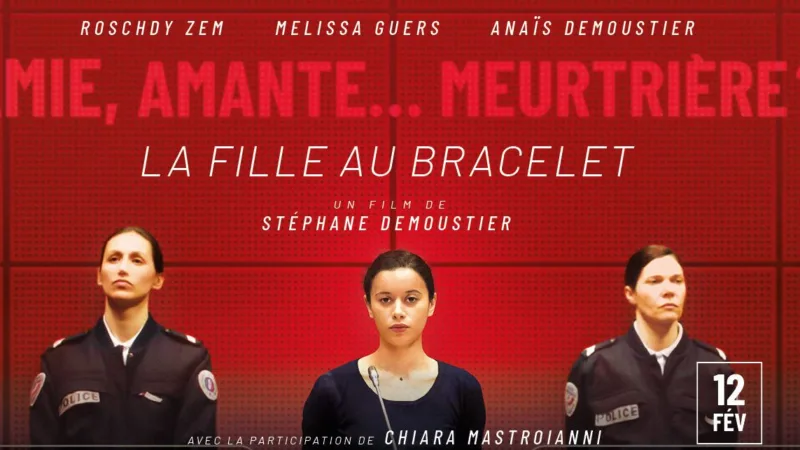 Affiche du film La fille au bracelet, diffusé sur France 3 le 2 mars 2026
