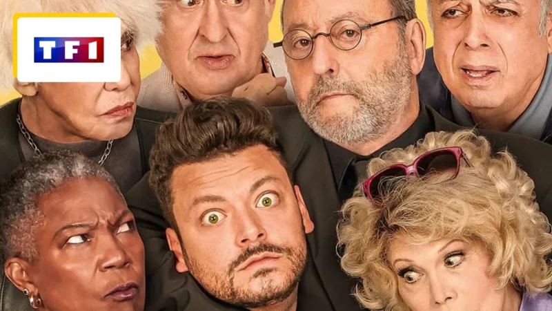 Visuel promotionnel de Maison de retraite, la série autour de Kev Adams et des pensionnaires