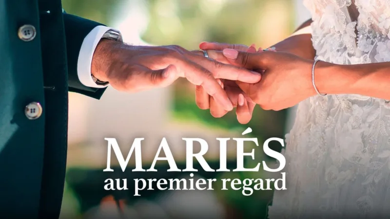 Un couple de Mariés au premier regard au moment du premier regard