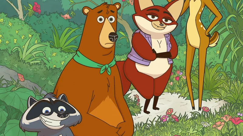 Ray, Penelope, Fawn et Josh dans Mating Season sur Netflix