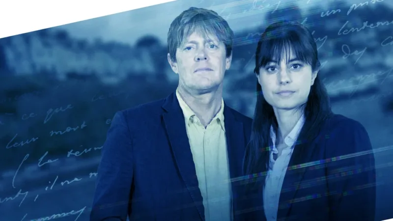 Affiche de Mystères au paradis saison 2 avec Sally Bretton et Kris Marshall