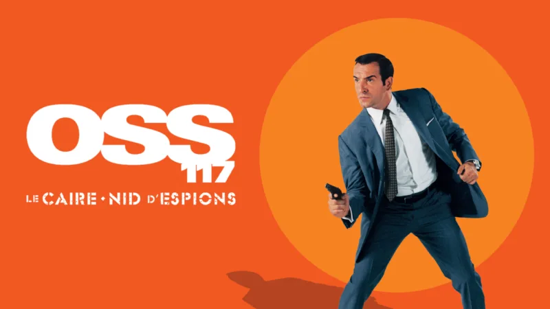 Affiche d’OSS 117 : Le Caire, nid d’espions avec Jean Dujardin, Bérénice Bejo et Aure Atika