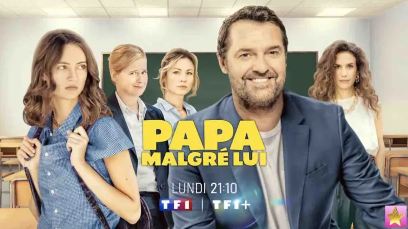 Arnaud Ducret dans le téléfilm Papa malgré lui diffusé sur TF1