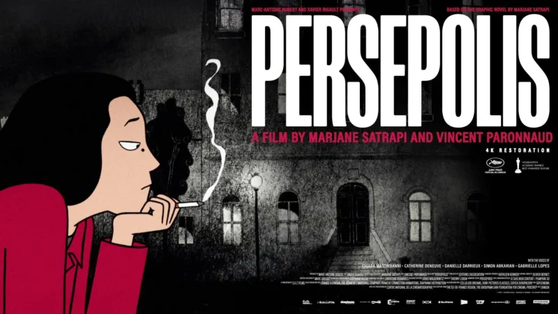Affiche du film Persepolis (2007) avec Marjane au premier plan