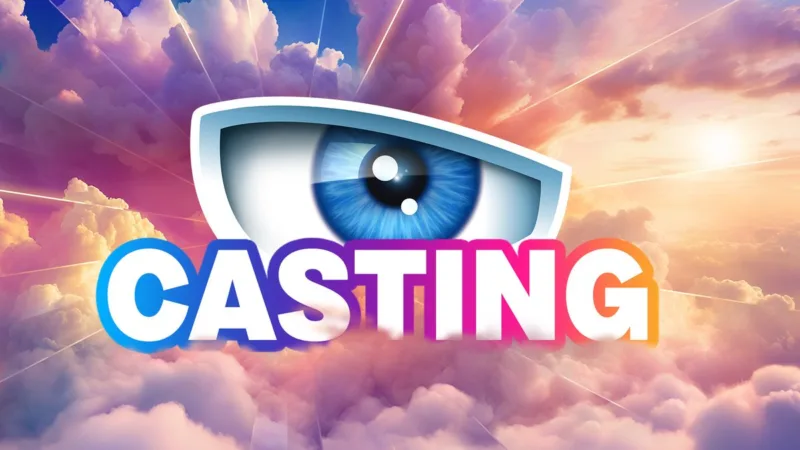 Visuel “casting” Secret Story 2026 avec l’œil emblématique de l’émission