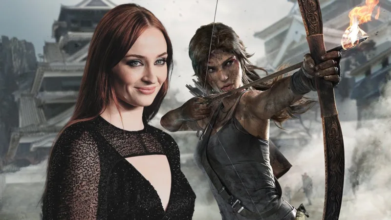 Sophie Turner associée à l’univers Tomb Raider lors de l’annonce de son casting
