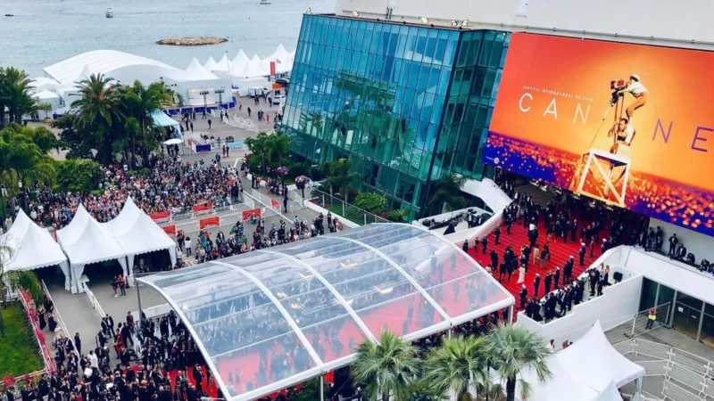 Le Palais des Festivals sur la Croisette avant le Festival de Cannes 2026