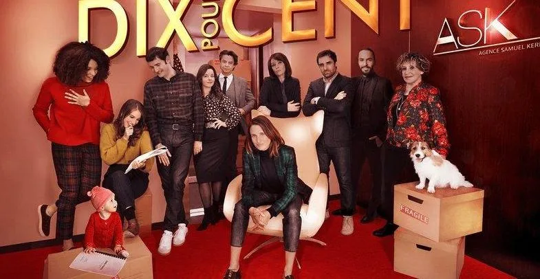 Le casting de Dix pour cent réuni pour le film Netflix