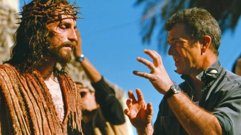 Mel Gibson sur le tournage de The Resurrection of the Christ