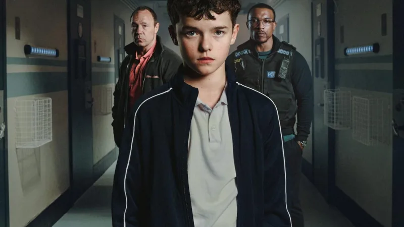 Jamie Miller au centre de l’affiche de la série Netflix Adolescence
