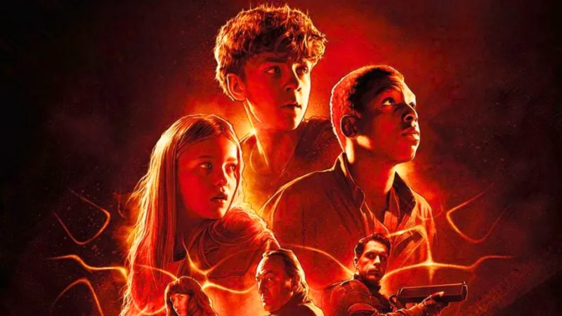 Affiche de Kyma, l’onde mystérieuse avec les trois jeunes personnages principaux