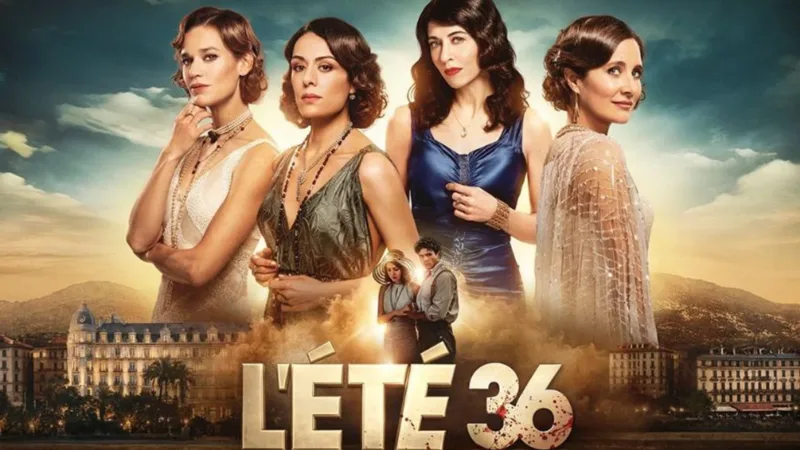 Julie de Bona, Sofia Essaïdi, Nolwenn Leroy et Constance Gay dans L’Été 36