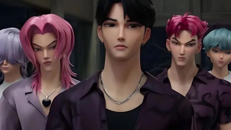 Les Saja Boys apparaissent face au public dans KPop Demon Hunters