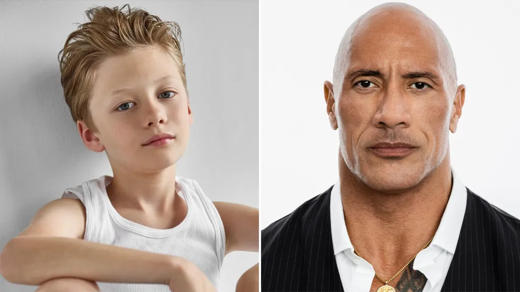 Theo Leber aux côtés de Dwayne Johnson pour le film Lizard Music