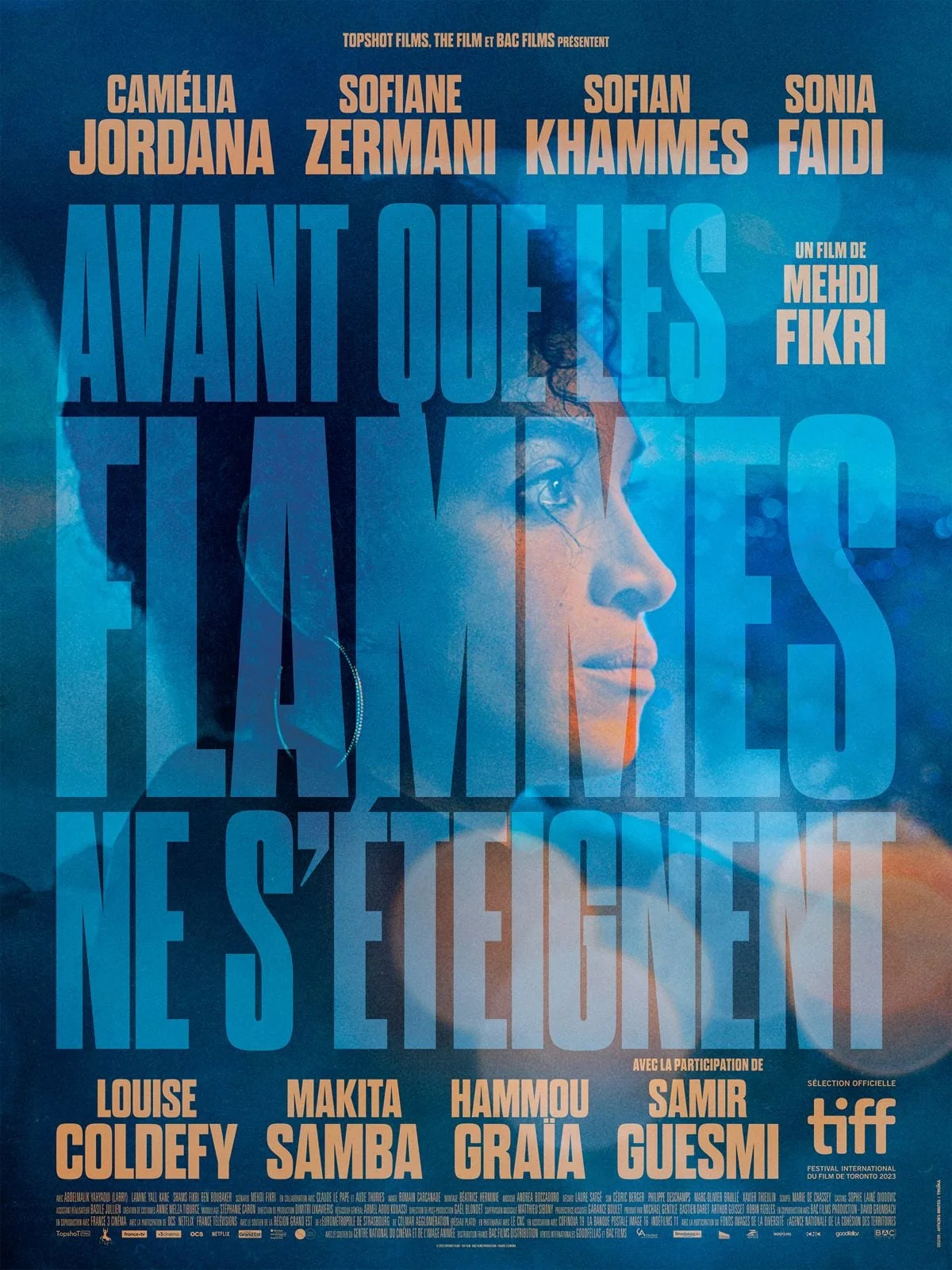 Affiche officielle d’Avant que les flammes ne s’éteignent avec Camélia Jordana