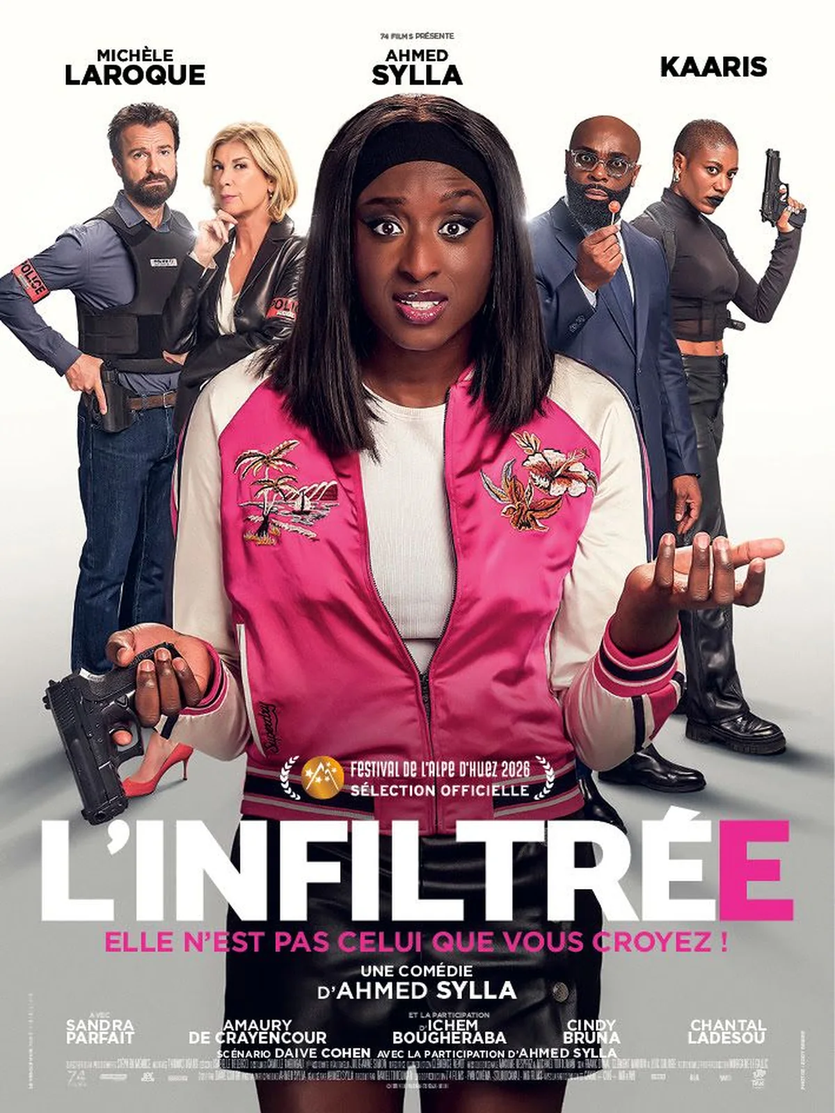 Affiche du film L’Infiltrée avec Ahmed Sylla, Michèle Laroque et Kaaris