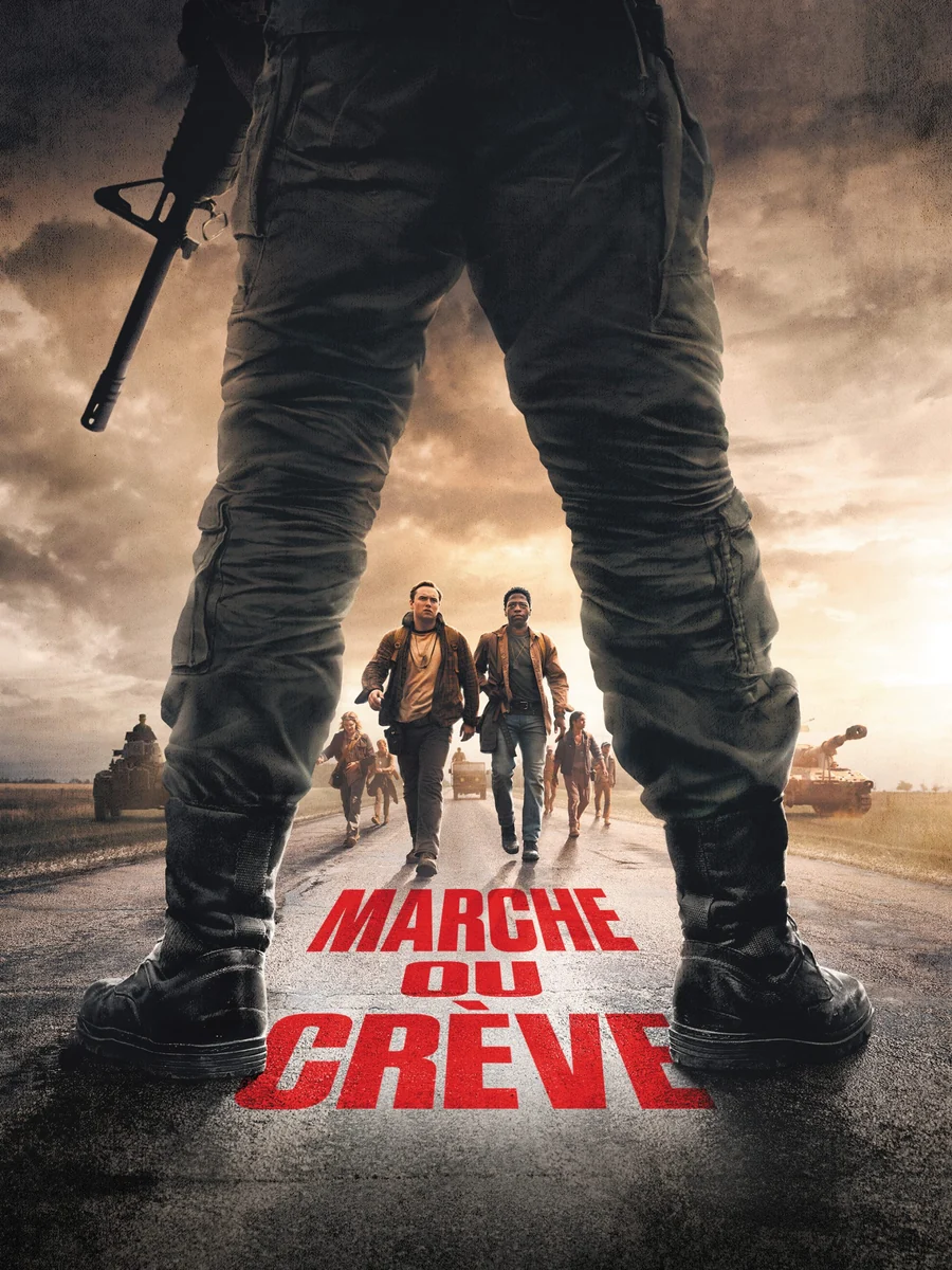 Affiche officielle du film Marche ou crève de Francis Lawrence