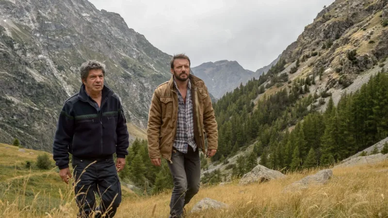 Samuel Le Bihan dans Alex Hugo, série tournée dans les Hautes-Alpes.