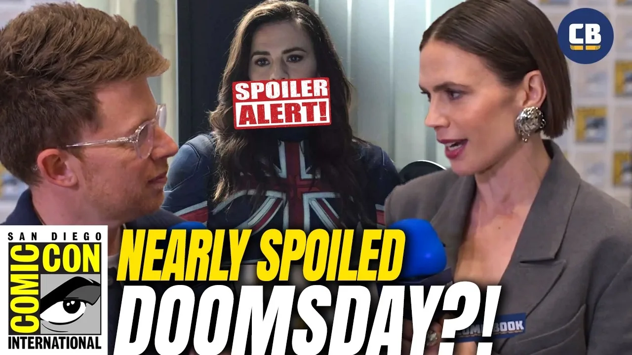 Hayley Atwell pendant un entretien sur Avengers Doomsday