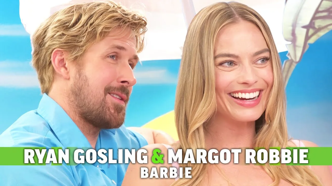 Margot Robbie et Ryan Gosling en interview pour le film Barbie