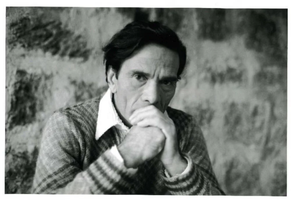Pier Paolo Pasolini photographié en 1975