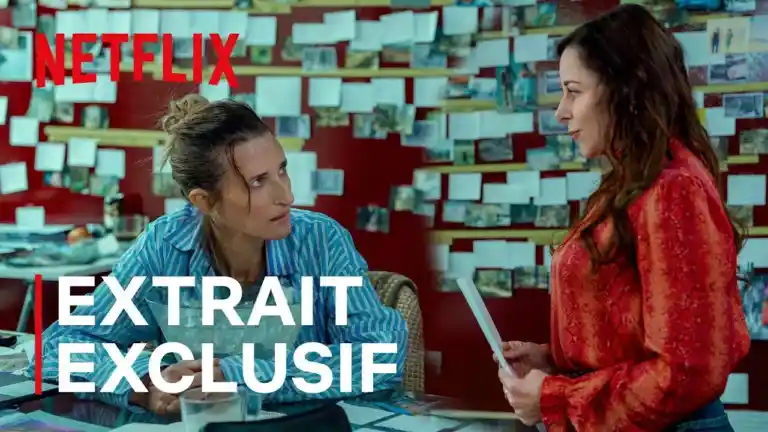 Camille Cottin et Fanny Sidney dans un extrait de Dix pour cent, le film