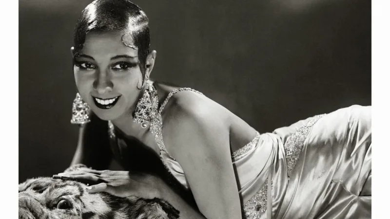 Joséphine Baker dans un portrait d’archive