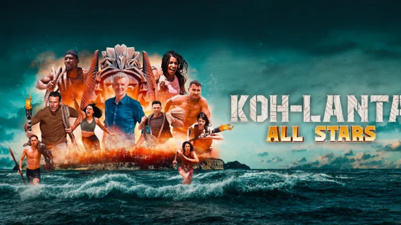 Visuel officiel de Koh-Lanta All Stars 2026 avec Denis Brogniart et les aventuriers