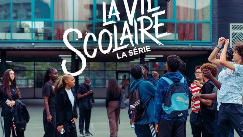 Affiche officielle de La Vie scolaire, la série Netflix de Mehdi Idir