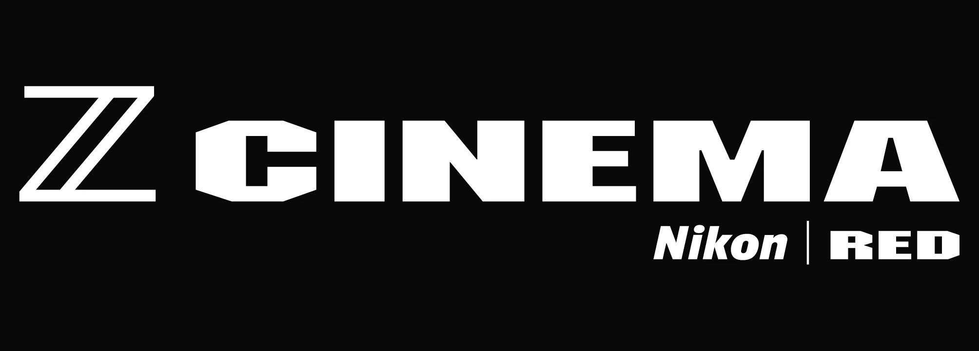 Logo Z Cinema Nikon et RED associé au kit cinéma Nikon ZR présenté aux participants du festival