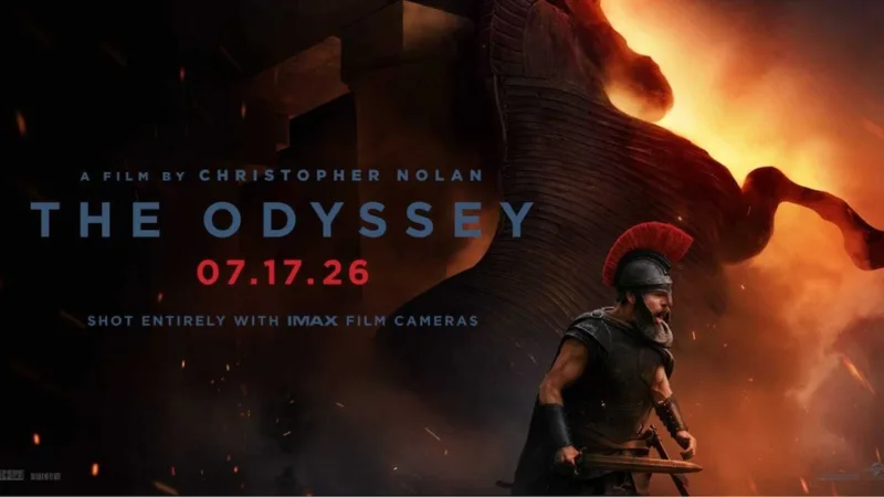 Visuel officiel de L’Odyssée de Christopher Nolan