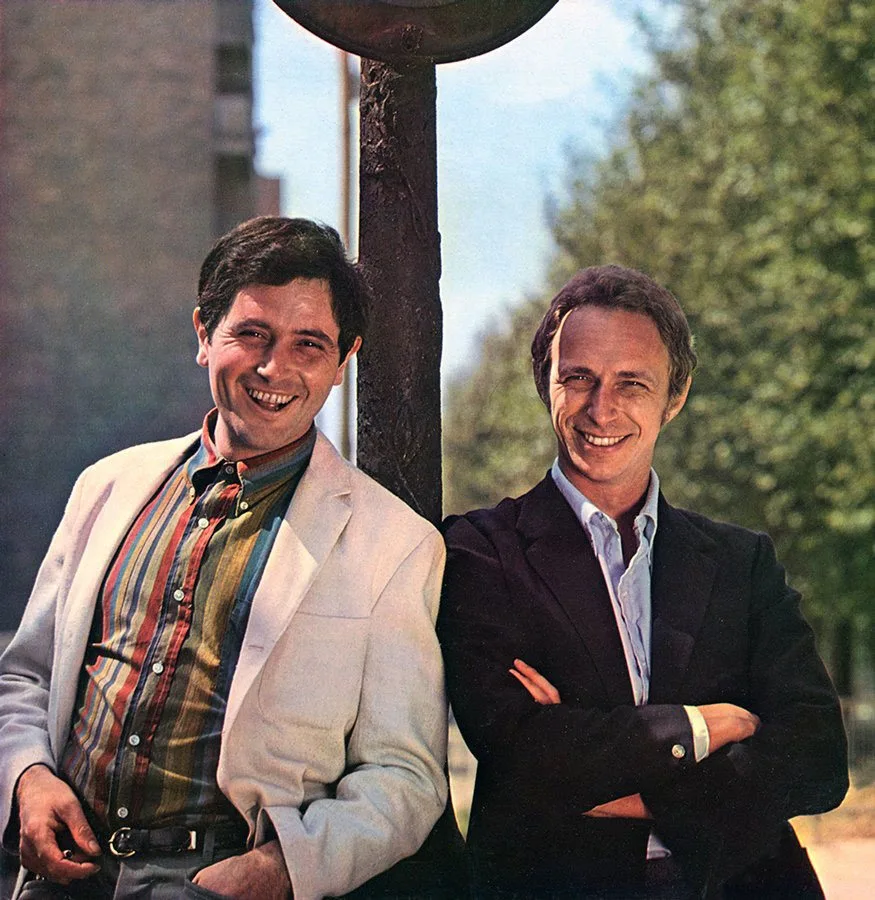 Victor Lanoux et Pierre Richard dans les années 1960