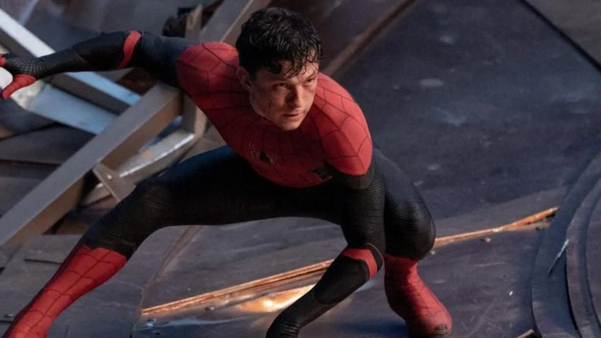Spider-Man accroupi dans une scène de Brand New Day
