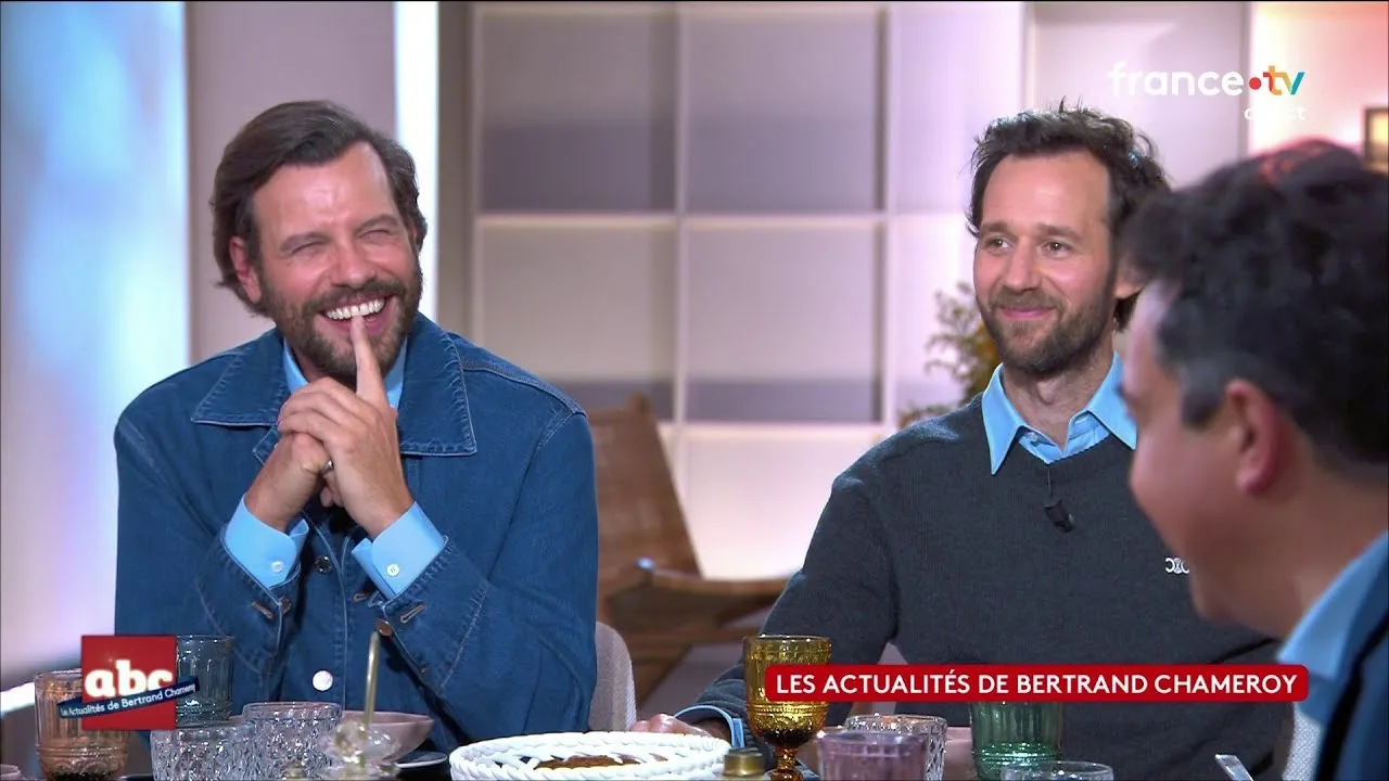 Laurent Lafitte pendant un entretien France Télévisions en 2026