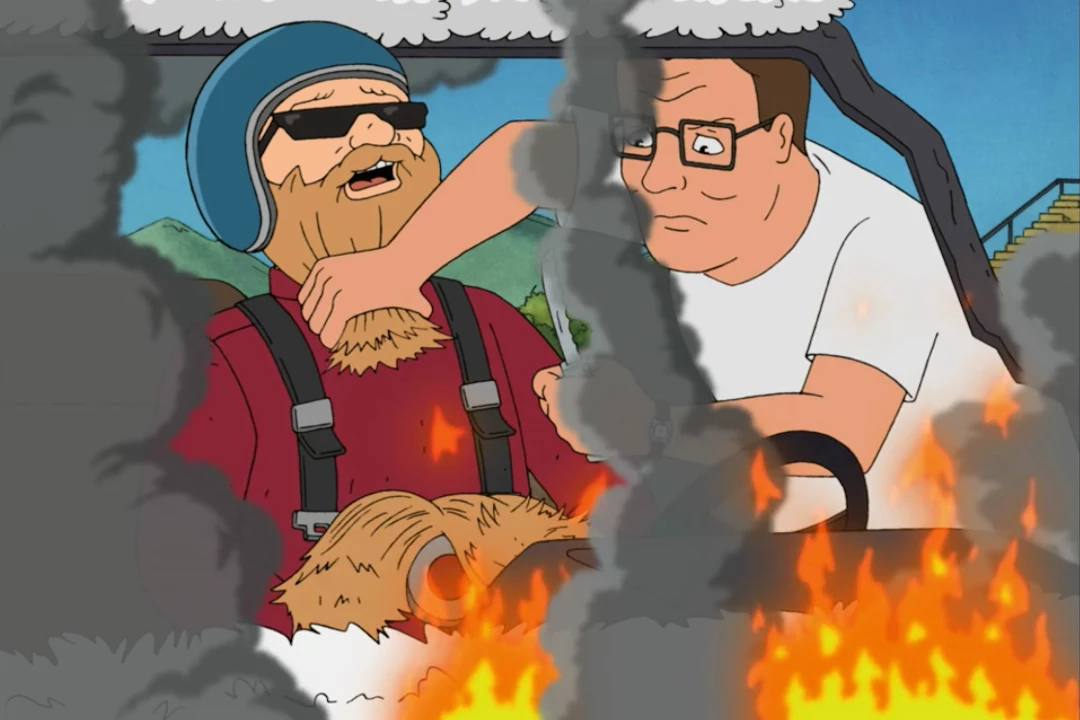 ZZ Top représenté en animation dans la série Les Rois du Texas