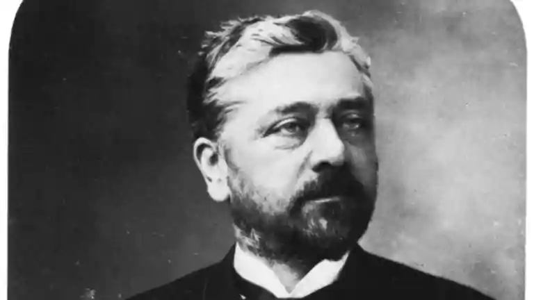 Photographie historique de Gustave Eiffel avec une barbe et une coiffure soignées